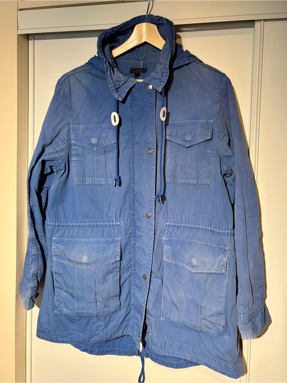 J.Crew Blue Cotton Field Jacket
